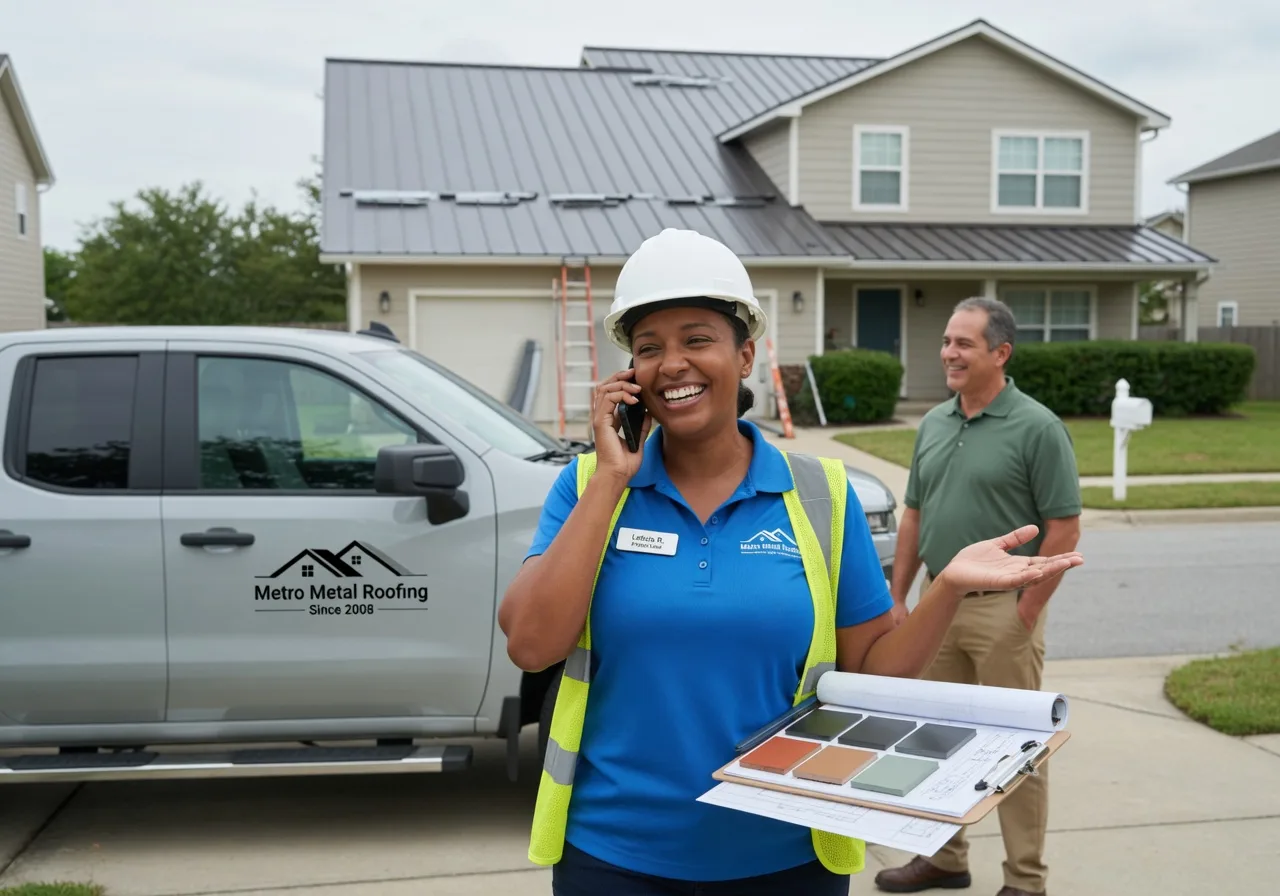 Storm Damage Metal Roof Repair in Belews Creek, NC